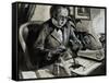 Portrait of Franz Schubert-Andrew Howat-Framed Stretched Canvas