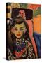 Portrait of Franzi, 1908-Ernst Ludwig Kirchner-Stretched Canvas