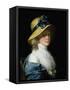 Portrait of Frau Senator Elisabeth Hudtwalcker, Nee Moller, 1798-Jean Laurent Mosnier-Framed Stretched Canvas