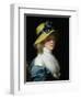 Portrait of Frau Senator Elisabeth Hudtwalcker, Nee Moller, 1798-Jean Laurent Mosnier-Framed Giclee Print