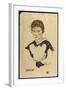 Portrait of Fraulein Toni Rieger-Egon Schiele-Framed Giclee Print