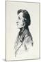 Portrait of Frederic Chopin (1810-49) 1847-Franz Xaver Winterhalter-Mounted Giclee Print
