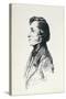 Portrait of Frederic Chopin (1810-49) 1847-Franz Xaver Winterhalter-Stretched Canvas
