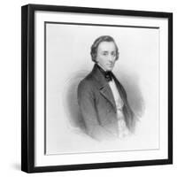 Portrait of Frederic Chopin (1810-49) Polish Composer and Pianist-Ary Scheffer-Framed Giclee Print