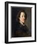 Portrait of Frédéric Chopin-Ary Scheffer-Framed Giclee Print