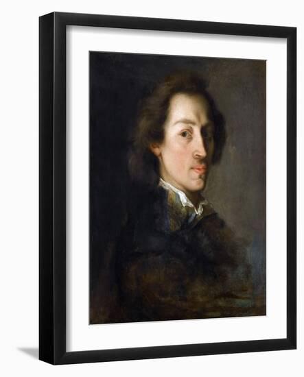 Portrait of Frédéric Chopin-Ary Scheffer-Framed Giclee Print