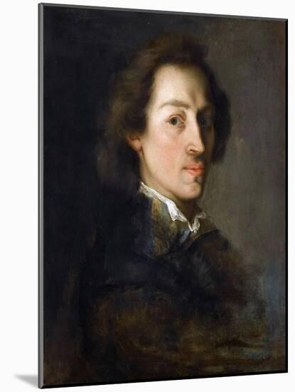 Portrait of Frédéric Chopin-Ary Scheffer-Mounted Giclee Print