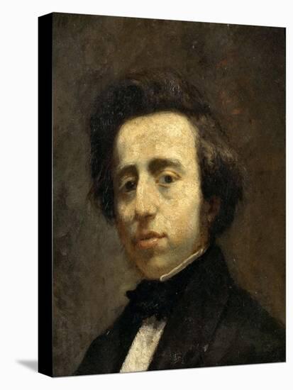 Portrait of Frédéric Chopin-Thomas Couture-Stretched Canvas