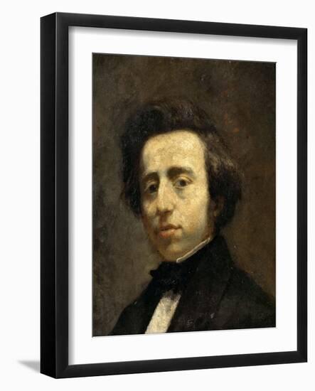 Portrait of Frédéric Chopin-Thomas Couture-Framed Giclee Print