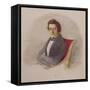 Portrait of Frederic Chopin-Maria Wodzinska-Framed Stretched Canvas