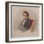 Portrait of Frederic Chopin-Maria Wodzinska-Framed Giclee Print