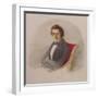 Portrait of Frederic Chopin-Maria Wodzinska-Framed Giclee Print