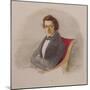 Portrait of Frederic Chopin-Maria Wodzinska-Mounted Giclee Print