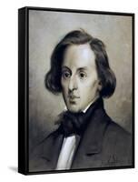 Portrait of Frederic Chopin-null-Framed Stretched Canvas