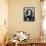 Portrait of Frederic Chopin-null-Framed Stretched Canvas displayed on a wall