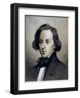 Portrait of Frederic Chopin-null-Framed Giclee Print