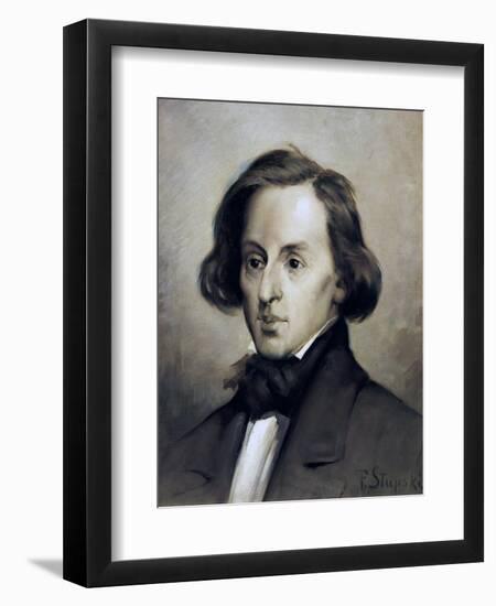 Portrait of Frederic Chopin-null-Framed Giclee Print