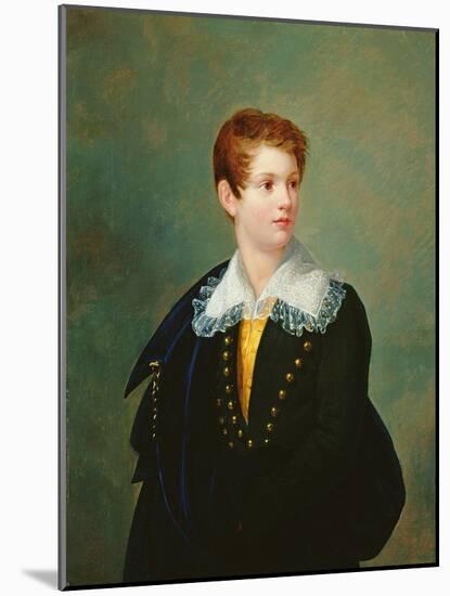 Portrait of Frederic-Napoleon Baciocchi-Joseph Franque-Mounted Giclee Print