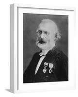 Portrait of Frédéric Passy-Eugene Pirou-Framed Photographic Print