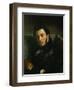 Portrait of Frederic Villot-Eugene Delacroix-Framed Giclee Print