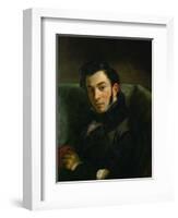 Portrait of Frederic Villot-Eugene Delacroix-Framed Giclee Print