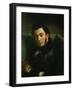 Portrait of Frederic Villot-Eugene Delacroix-Framed Giclee Print