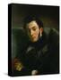 Portrait of Frederic Villot-Eugene Delacroix-Stretched Canvas