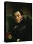 Portrait of Frederic Villot-Eugene Delacroix-Stretched Canvas