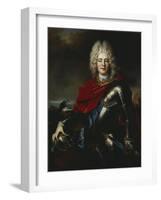 Portrait of Frederick Augustus II of Saxony (1696-1763), Later King Augustus III of Poland-Nicolas De Largilliere-Framed Giclee Print