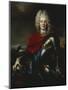 Portrait of Frederick Augustus II of Saxony (1696-1763), Later King Augustus III of Poland-Nicolas De Largilliere-Mounted Giclee Print