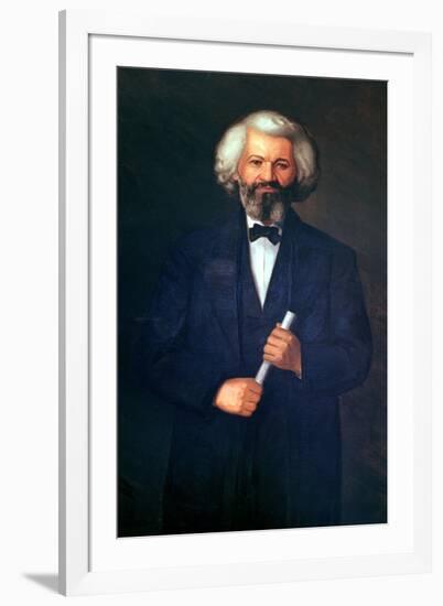 Portrait of Frederick Douglass-null-Framed Giclee Print