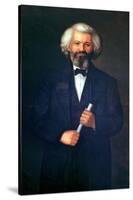 Portrait of Frederick Douglass-null-Stretched Canvas