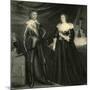 Portrait of Frederick Henry, Prince of Orange, and His Wife Amalia, Countess of Von Solms-Gerard Honthorst-Mounted Giclee Print