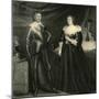 Portrait of Frederick Henry, Prince of Orange, and His Wife Amalia, Countess of Von Solms-Gerard Honthorst-Mounted Giclee Print