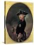 Portrait of Frederick the Great King of Prussia-null-Stretched Canvas