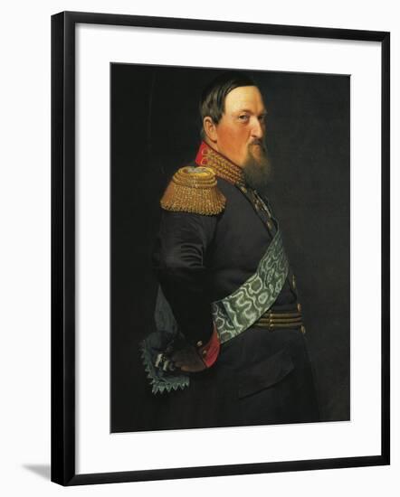 Portrait of Frederick VII of Denmark-null-Framed Giclee Print