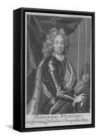 Portrait of Frederick William Kettler, Duke of Courland and Semigallia, C. 1710-Johann Martin Bernigeroth-Framed Stretched Canvas