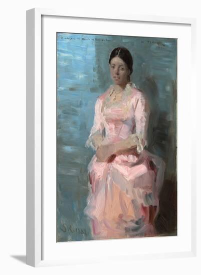 Portrait of Frederikke Tuxen, 1882-Peder Severin Kroyer-Framed Giclee Print