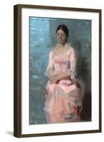 Portrait of Frederikke Tuxen, 1882-Peder Severin Kroyer-Framed Giclee Print