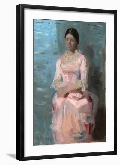 Portrait of Frederikke Tuxen, 1882-Peder Severin Kroyer-Framed Giclee Print