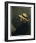 Portrait of Fredrik Collett, 1875 oil on board-Fritz Thaulow-Framed Giclee Print