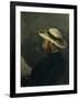 Portrait of Fredrik Collett, 1875 oil on board-Fritz Thaulow-Framed Giclee Print