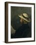 Portrait of Fredrik Collett, 1875 oil on board-Fritz Thaulow-Framed Giclee Print