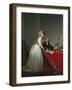 Portrait of French chemist Antoine Laurent Lavoisier with wife, 1788-Jacques Louis David-Framed Giclee Print