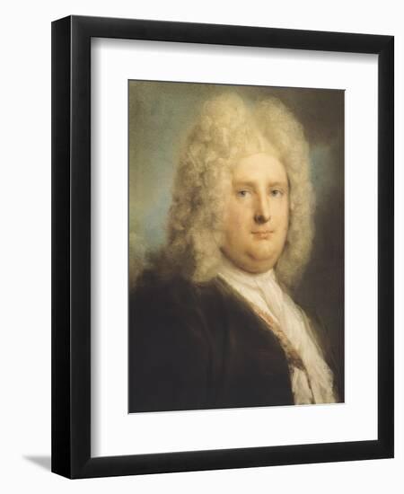 Portrait of French Consul Leblond-Rosalba Carriera-Framed Giclee Print