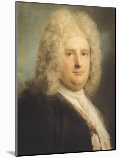 Portrait of French Consul Leblond-Rosalba Carriera-Mounted Giclee Print