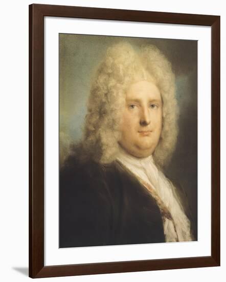 Portrait of French Consul Leblond-Rosalba Carriera-Framed Giclee Print