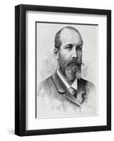 Portrait of French Minister Baihaut in January 1893, at Time of Panama Scandals-null-Framed Giclee Print