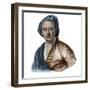 Portrait of french painter Maurice Quentin Delatour (De La Tour) (1704-1788)-French School-Framed Giclee Print