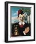 Portrait of French Writer Pierre Loti, Pseudonym of Louis Marie Julien Viaud-Henri Rousseau-Framed Giclee Print